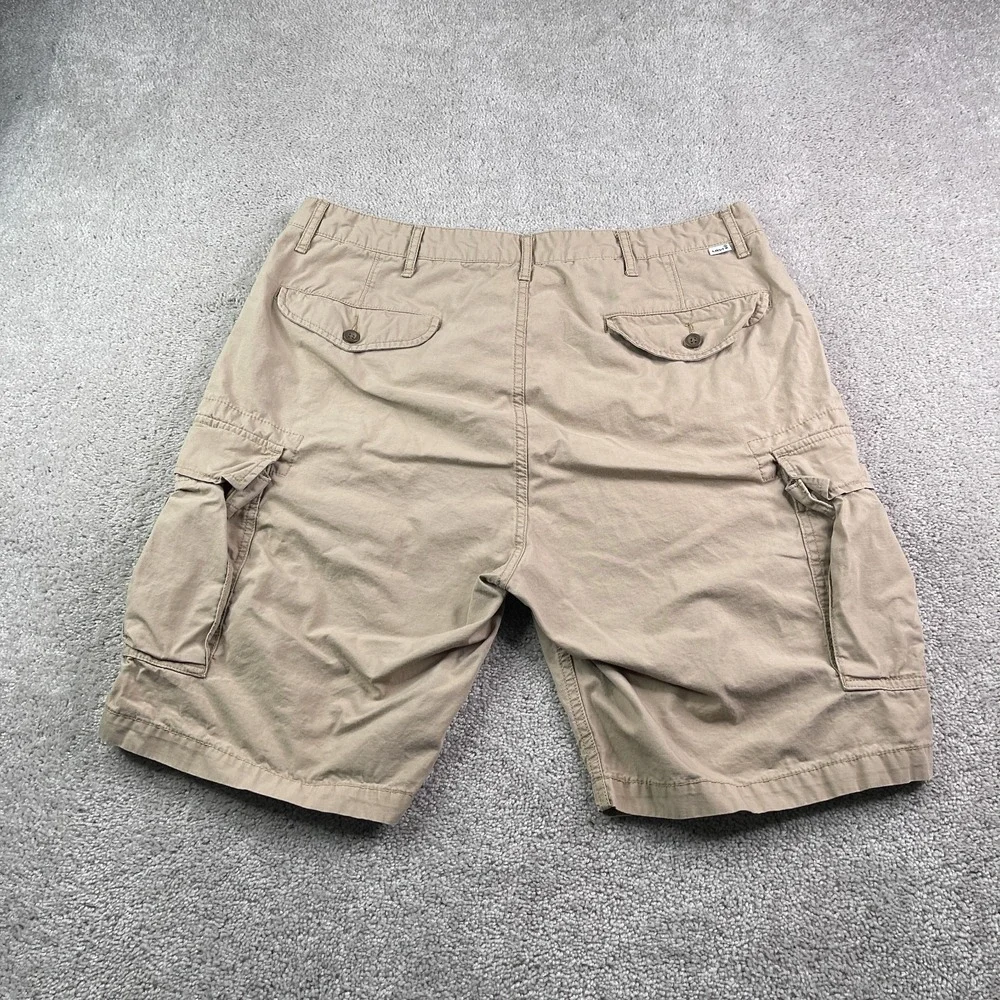 Levis Shorts‎ Mens 36 Tan Khaki Cargo Utility Tactical Ripstop Flap Pockets